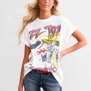 NEW Junk Food Clothing ZZ Top Graphic Tee